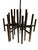 Vintage Lightolier Brass 36 Light Chandelier by Gaetano Sciolari For Sale - Image 10 of 14