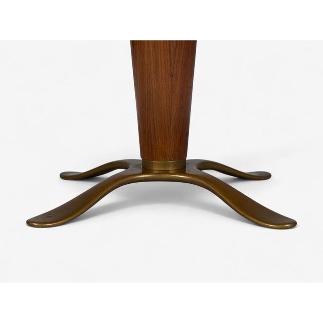 Paolo Buffa, Mahogany, Bronze, Center Table, Italy, 1940s For Sale - Image 11 of 11