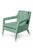 Chantal armchair by munna dimensions: d 88 x w 78 x h 85 cm. Sh: 46 cm. Materials: wood, foam, brass, and upholstery....