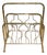 Hollywood Regency Metal Newspaper Rack, 1970s For Sale