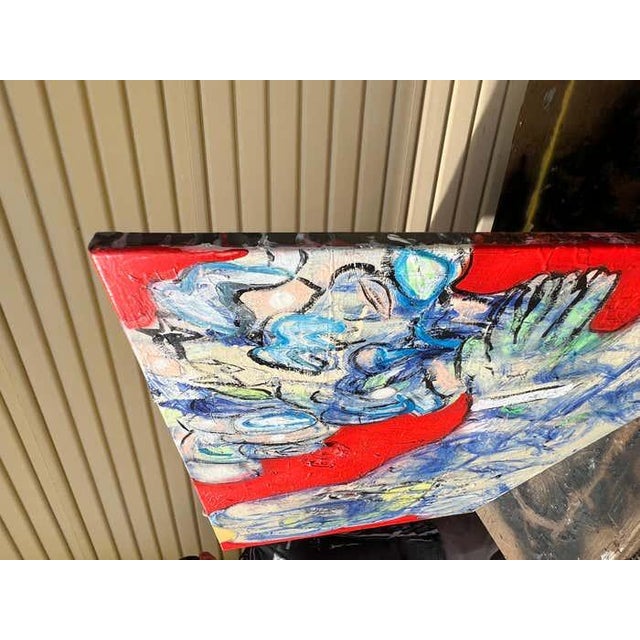 36×48 mixed media Titled: “Primavera” BORN JULY 31, 1979 IN NEW JERSEY, USA CURRENTLY LIVES AND WORKS IN WEST PALM BEACH,...