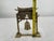 Brass Vintage Brass Pagoda Hanging Bell Desk Gong Mid-Century Asian Art - No Mallet For Sale - Image 8 of 8