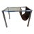 1950s Mid Century Modern Magazine Rack End Table For Sale