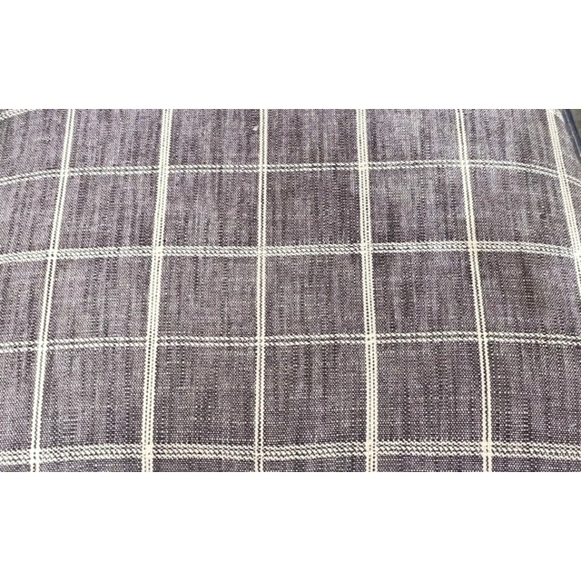 Set of 6 Late 20th Century Eldred Wheeler Dining Room Chairs Black Finish Black Check Seats For Sale In Cleveland - Image 6 of 10