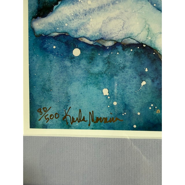 Contemporary Karla Morreira "Into the Emerald Sea" Signed Limited Edition Watercolor Print - 80/500 For Sale - Image 3 of 10