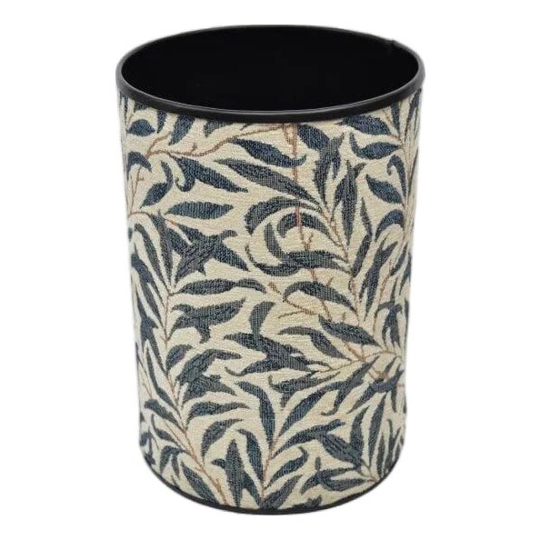 Willow Bough Blue Waste Bin For Sale