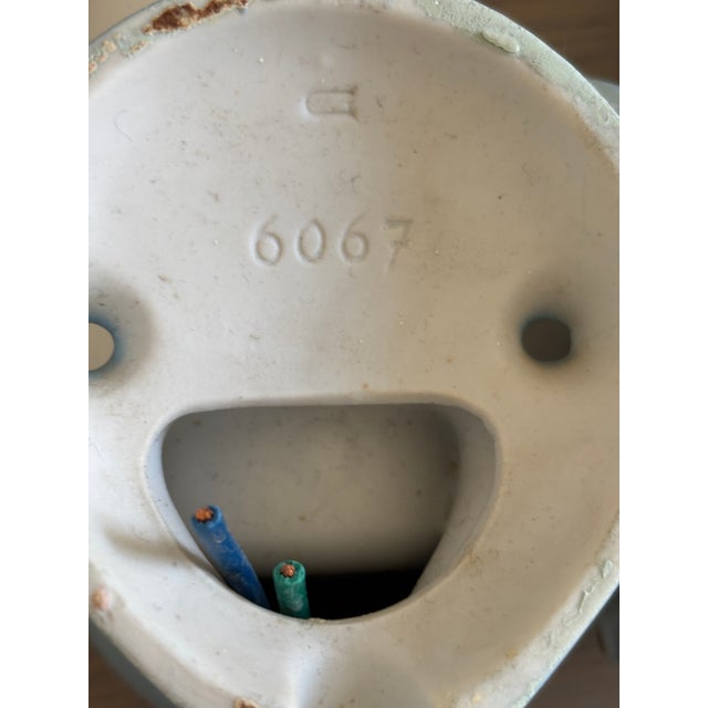 Model 6067 Sconces in Ceramic by Wilhelm Wagenfeld for Lindner, 1958, Set of 2 For Sale - Image 12 of 15