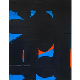 Elusive Orange, Contemporary Abstract Painting by Matt Higgins For Sale