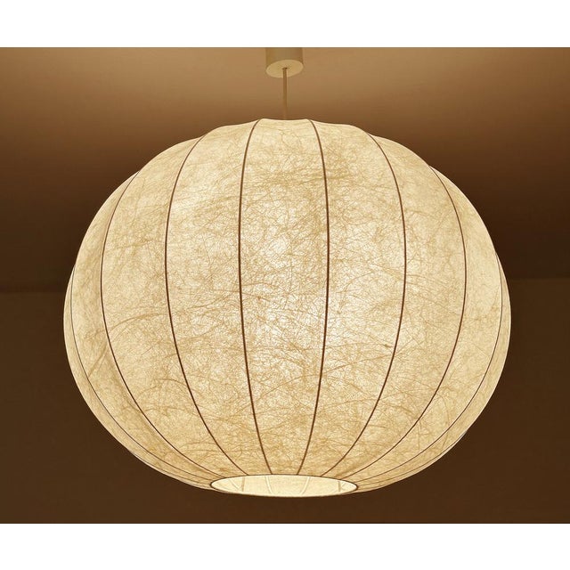 Vintage Cocoon Pendant Light from Goldkant Leuchten, 1960s For Sale - Image 14 of 16