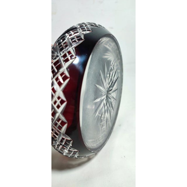 Blue Vintage Gold Art Glass and Metal Jewelry Box, 1920s For Sale - Image 8 of 15