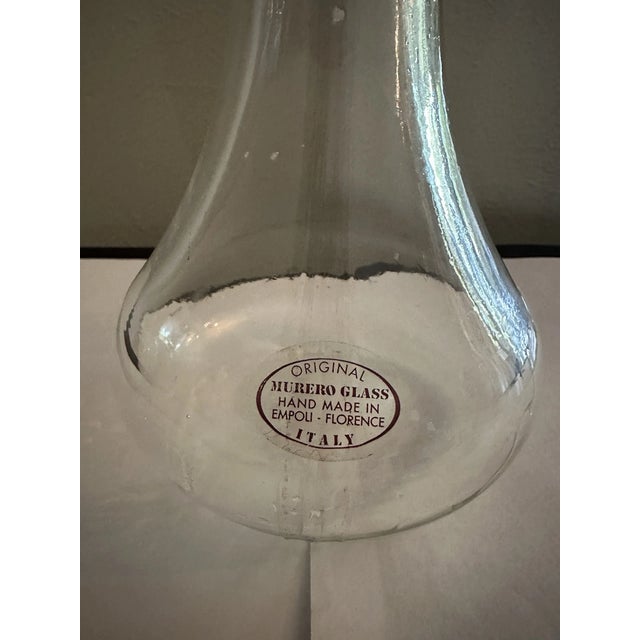 Vintage Murano Art Glass, Jack in the Pulpit, Flower Vase For Sale - Image 4 of 5