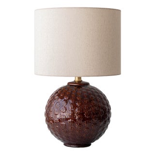 Large Ceramic Ball Table Lamp, Spain, 1960s For Sale