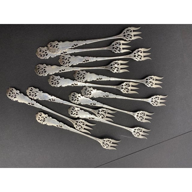 Antique Victorian Dominick & Haff Sterling Silver Seafood