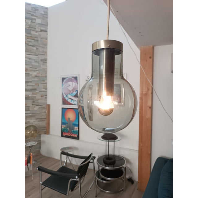 Bulb Hanging Lamp by Frank Ligtelijn for Raak, 1970s For Sale - Image 6 of 7