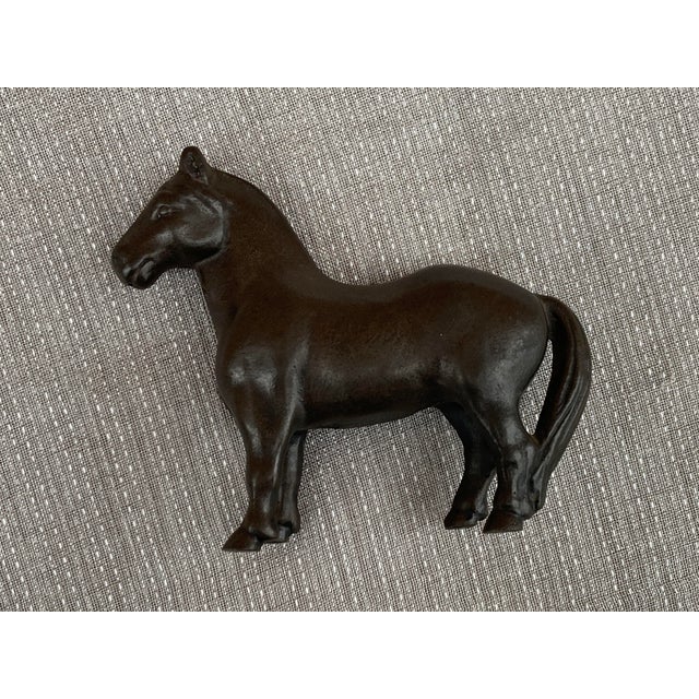 Antique Cast Iron Horse Piggy Bank For Sale - Image 12 of 12