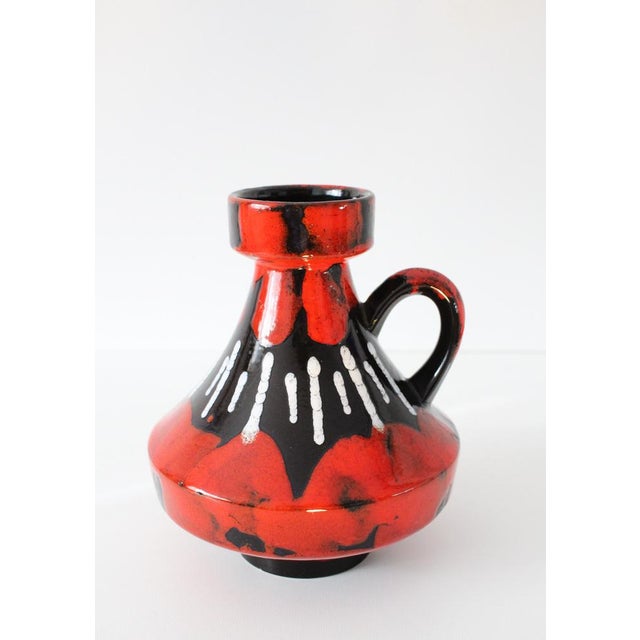 Fat Lava 2024-18 Vase from Ilkra Keramik, 1960, in Flawless conditions. Designed 1950 to 1959 This piece has an...