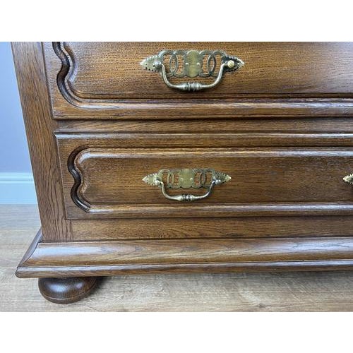 Brown Vintage French Style Chest of Drawers For Sale - Image 8 of 12