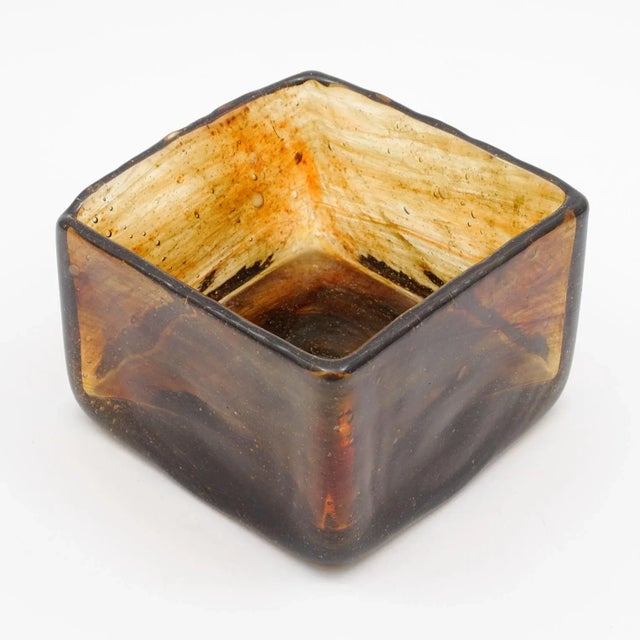Holmegaard Lava Glass Vase by Per Lutken for Holmegaard, 1970s For Sale - Image 4 of 7