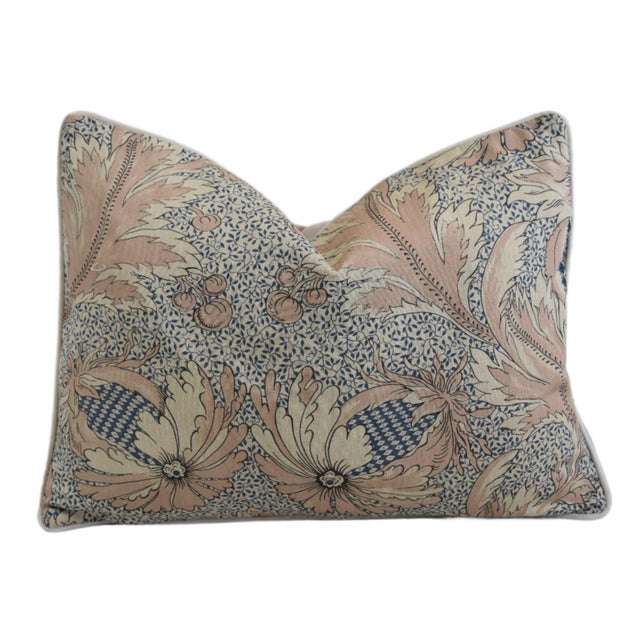 2020s Clarence House Pomegranate Fabric Feather/Down Pillow For Sale - Image 5 of 7
