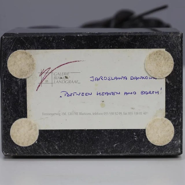 Jaroslawa Dankowa, Sculpture Between Heaven and Earth, 1990s, Bronze with Stone Base For Sale - Image 6 of 7