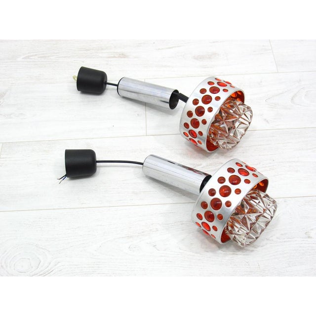 Mid-Century Modern Pendant Lights from Richard Essig, 1970s, Set of 2 For Sale - Image 3 of 16