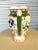 Farmhouse Vintage Floral Green Ceramic Beverage Pitcher For Sale - Image 3 of 3
