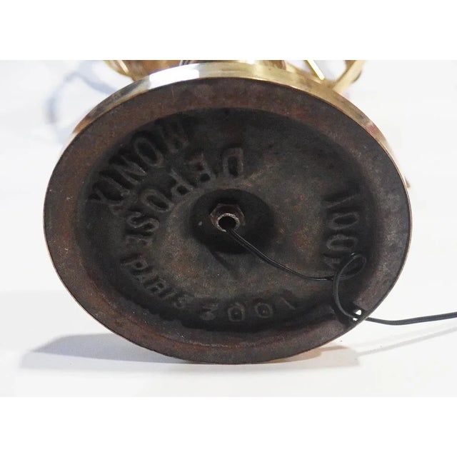 Metal Vintage Table Lamp by Armillaire for Monix, 1960s For Sale - Image 7 of 8