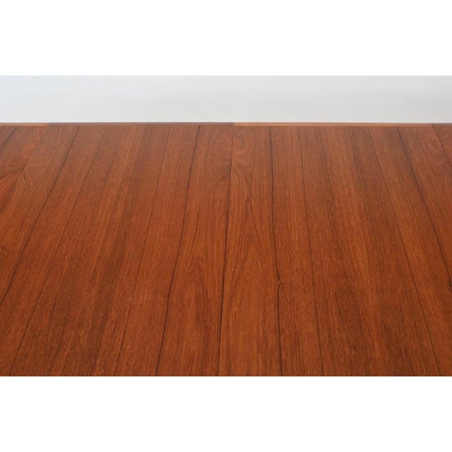 Model 62 Dining Table in Teak by Henning Kjaernulf for Soro Stolefabrik, Denmark, 1958 For Sale - Image 9 of 18