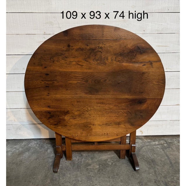 Antique French Wine Tasting Table, 1820 For Sale - Image 9 of 11