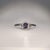 Contemporary Natural Alexandrite Ring w Earth Mined Diamonds in Solid 14K Gold Oval 5x4mm For Sale - Image 3 of 10