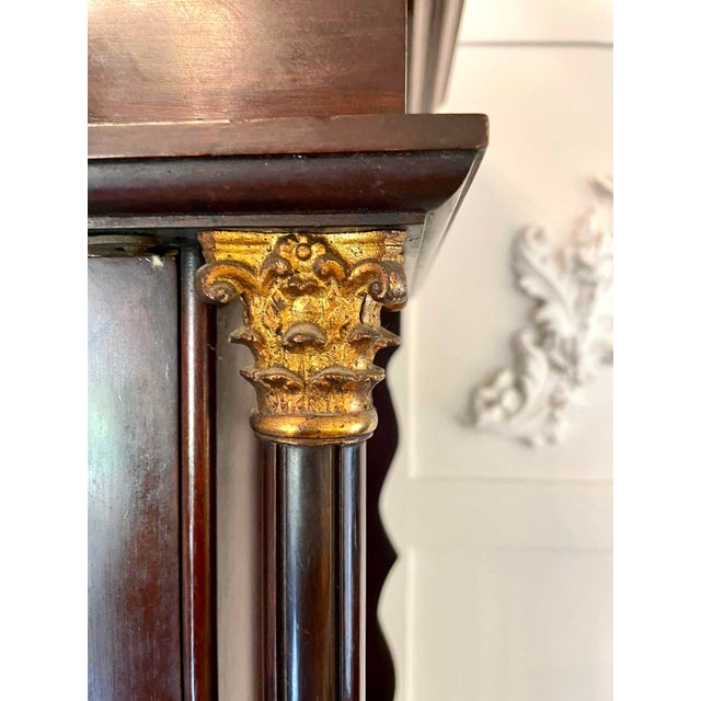 Antique Victorian Mahogany Eight Bell Musical Grandfather Clock by Winsor Bishop Norwich, 1880 For Sale - Image 10 of 17