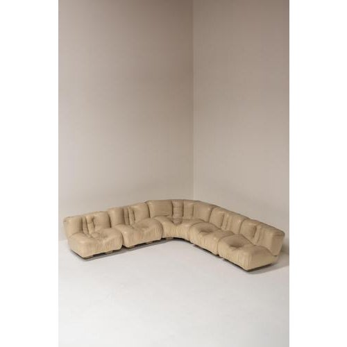 Iconic modular sofa by Rossi di Albizzate, Italy, 1970s. This sculptural seating system is defined by its soft, organic...