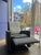 Monte Design Reclining Glider Chair in Charcoal | Modern Lounge / Nursery Chair For Sale In New York - Image 6 of 6