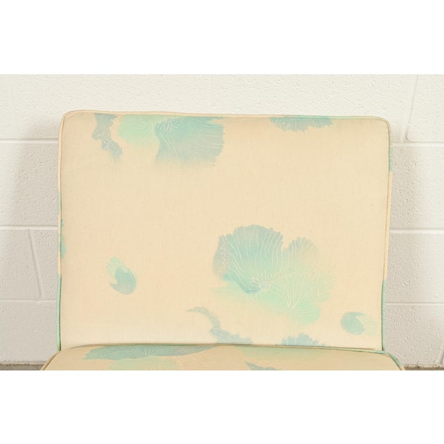 John Wisner for Ficks Reed Mid-Century Hollywood Regency Bamboo Rattan Lounge Chair, 1950s For Sale In South Bend - Image 6 of 15