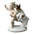1950s Porcelain Young Child and His Goat Playing Wallendorf Figurine For Sale