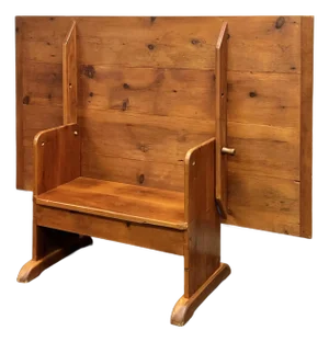 Late 1900’s Farmhouse Pine Hutch Table
