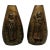 Figurative Figural Relief ” Dutch Boy and Girl ” Bronze Vases - a Pair For Sale - Image 3 of 3