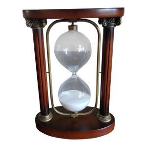 Bombay Company Vintage Mahogany Hour Glass