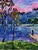 2020s Oil Painting the Romantic Silence of a Pink Sunset Oksana Ivanyuk For Sale - Image 5 of 11