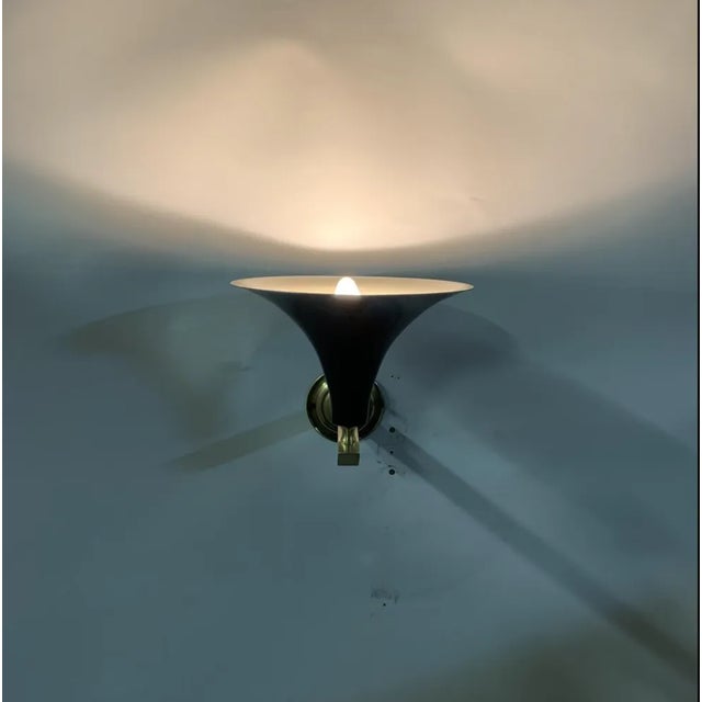 1940s Vintage Sconce in Brass, 1940s For Sale - Image 5 of 7