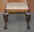 18th Century Georgian Claw & Ball Carved Walnut Stool, 1780s For Sale - Image 3 of 15