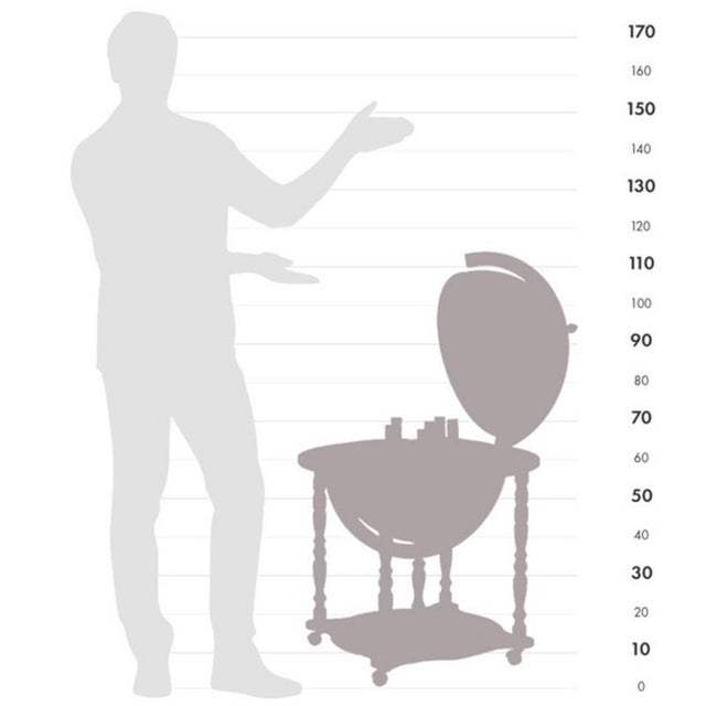 Early 21st Century Daedalus Bar Globe by Zoffoli Mappamondi For Sale - Image 5 of 6