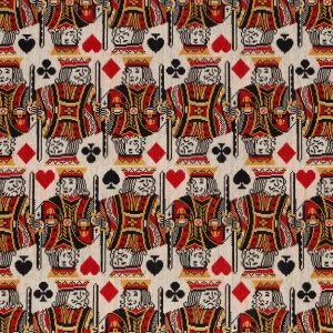 Schumacher King Epingle Fabric in Document