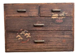 Japanese Haribako Sewing Box, 1920s