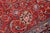 Shabby Chic Persian Rust/Blue Wool Rug - 9'9'' X 13'0'' For Sale - Image 4 of 10