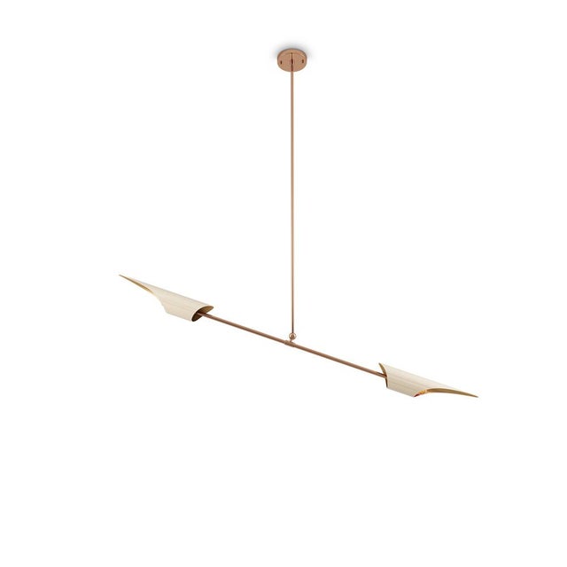 Metal Swan Suspension Lamp by Creativemary For Sale - Image 7 of 7
