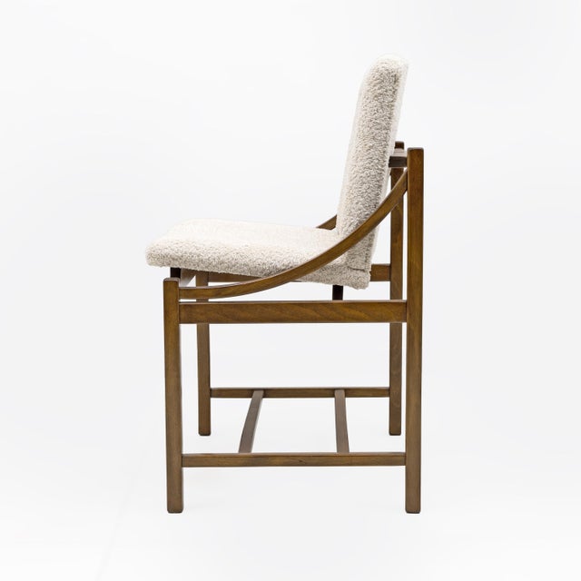 Brown Dining Chairs by Vittorio Rossi for Lorenzon Italia, 1960s, Set of 5 For Sale - Image 8 of 11