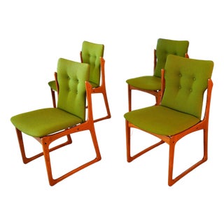 Set of 4 Danish MCM Teak Dining Chairs by Vamdrup Stolefabrik for Art Turn, Denmark, 1960s For Sale