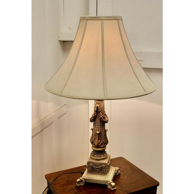 Corinthian Column Table Lamp, 1960s For Sale - Image 4 of 9