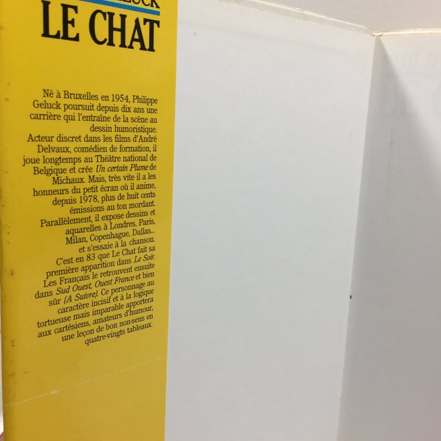 1986 Le Chat The Cat Book By Philippe Geluck Chairish
